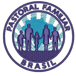 Matriz De Bordado Pastoral Familiar Brasil 7 Cm