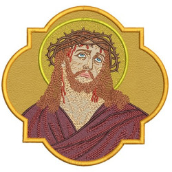 Embroidery Design Crucified Jesus Applied Fund