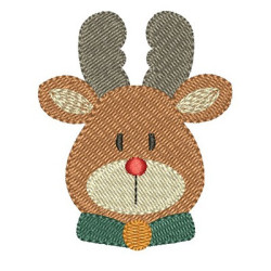 Embroidery Design Reindeer Christmas
