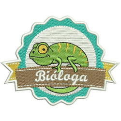 Embroidery Design Shell Biologist