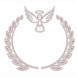 Embroidery Design Frame Guard Angel 1