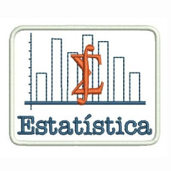 Embroidery Design Statistical Label
