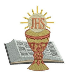 Embroidery Design Consecrated Host 7