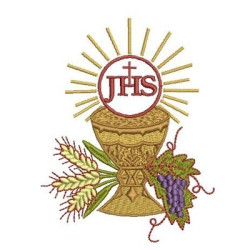Embroidery Design Consecrated Host 8