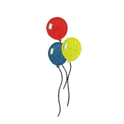 Embroidery Design Balloons