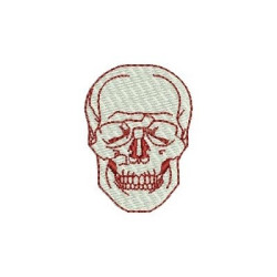Embroidery Design Skull