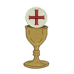Embroidery Design Chalice Host