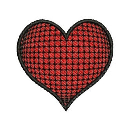Embroidery Design 3d Heart