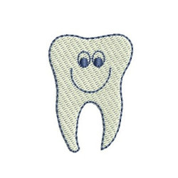 Embroidery Design Tooth 4