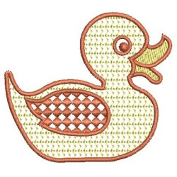 Embroidery Design Duck With Texture
