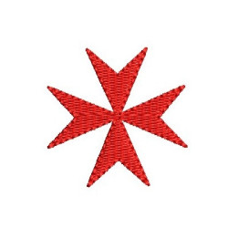 Matriz De Bordado Cruz De Malta 8