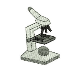 Matriz De Bordado Análises Clínicas Microscópio