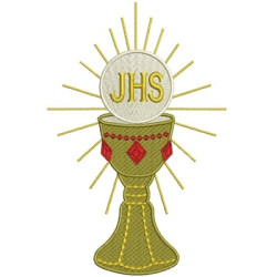 Embroidery Design Consecrated Host 16