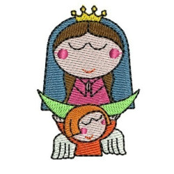 Embroidery Design Our Lady 2