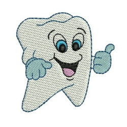 Embroidery Design Tooth