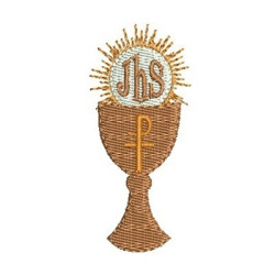Embroidery Design Chalice Consecrated Host 17