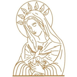 Embroidery Design Oour Lady Of Pentecost