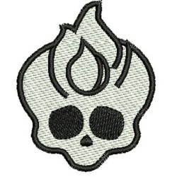 Embroidery Design Skull Boy