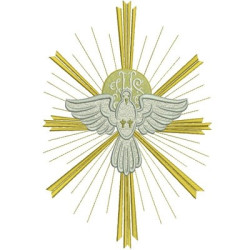 Embroidery Design Divine Holy Ghost 20 Cm