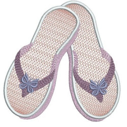 Embroidery Design Slippers