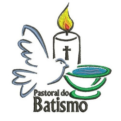 Matriz De Bordado Pastoral Do Batismo