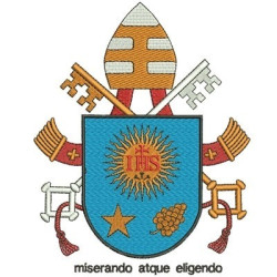 Matriz De Bordado Escudo Do Papa Francisco