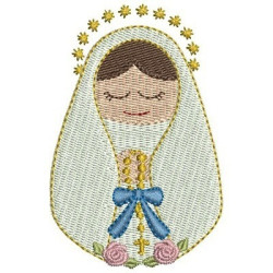 Embroidery Design Our Lady Of Lourdes