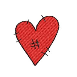 Embroidery Design Pes Heart With Point