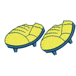 Embroidery Design Applique Cleats