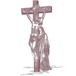 Matriz De Bordado Jesus Crucificado 2