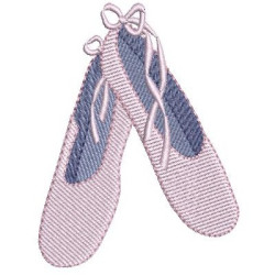 Embroidery Design Ballet Slippers