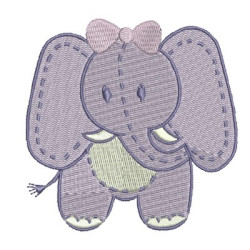 Embroidery Design Big Elephant