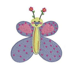 Diseño Para Bordado Mariposa Del Bebé