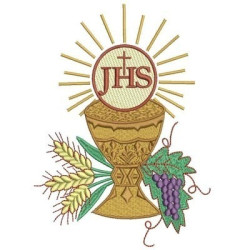 Embroidery Design Consecrated Host 9