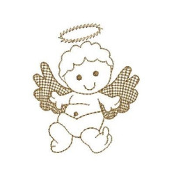 Diseño Para Bordado ángel Bebé