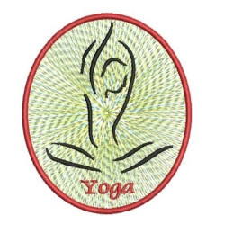 Embroidery Design Yoga