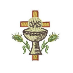 Embroidery Design Host & Chalice