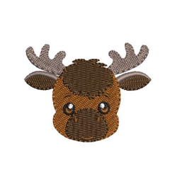 Embroidery Design Moose Baby