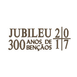 Embroidery Design Julibeu 300 Years 2017 12cm