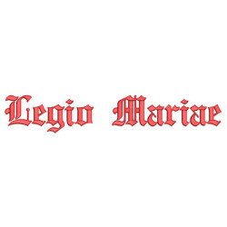 Matriz De Bordado Legio Mariae 35 Cm