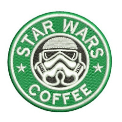 Embroidery Design Star Coffee