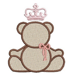 Embroidery Design Contoured Bear 5