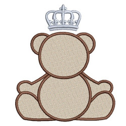 Embroidery Design Contoured Bear 7