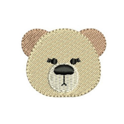 Embroidery Design Bear Female 4 Cm