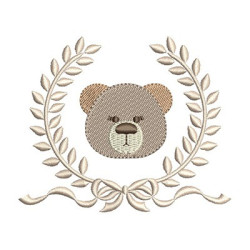 Embroidery Design Bear Female In Frame 3