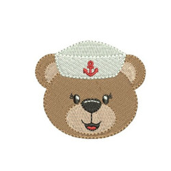 Embroidery Design Sailor Bear Female 9
