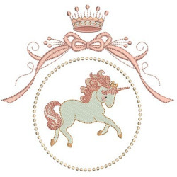 Embroidery Design Unicorn In The Frame