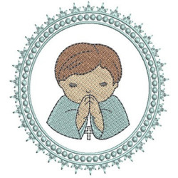 Embroidery Design Frame First Communion 5