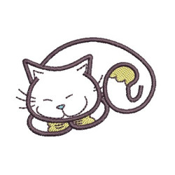 Embroidery Design Kitten Cute Patch