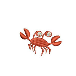 Embroidery Design Small Crab